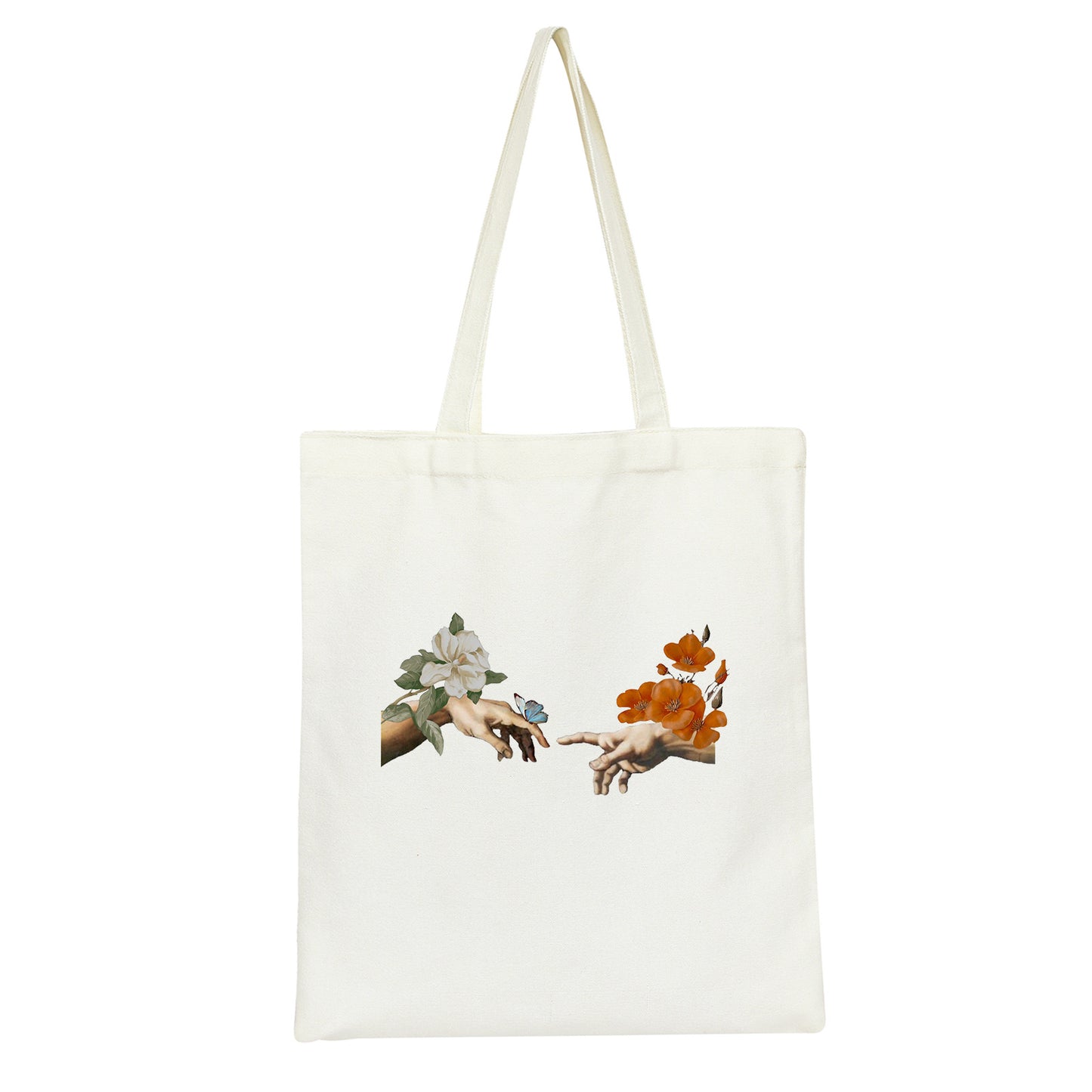Retro Printed Oil Painting Single Shoulder Canvas Bag