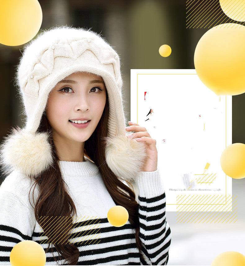 Women's Autumn And Winter Knitted Woolen Hat
