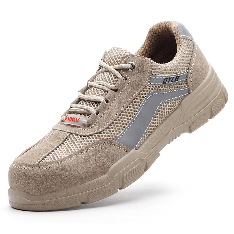 Men's Steel-toed Fallwinter Labor Insurance Shoes Anti-smash And Anti-puncture