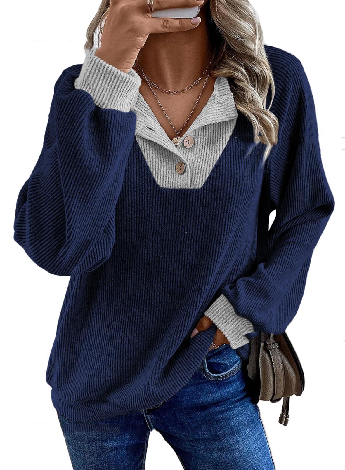 Women's Simple Pullover Knit Sweater