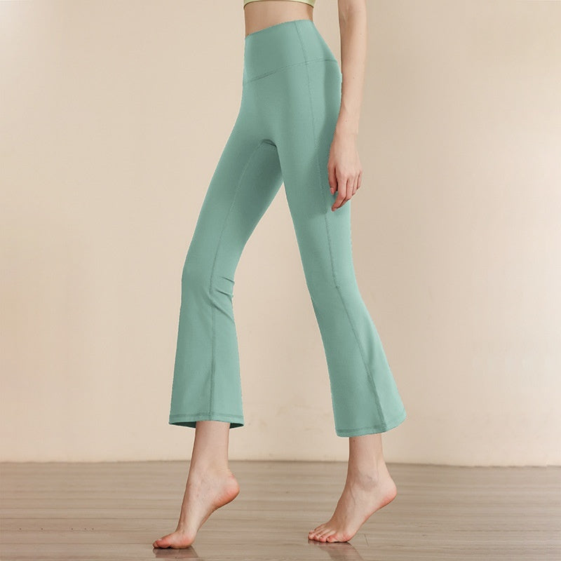Wide Leg Yoga Pants Women's High Waist Stretch Fitness
