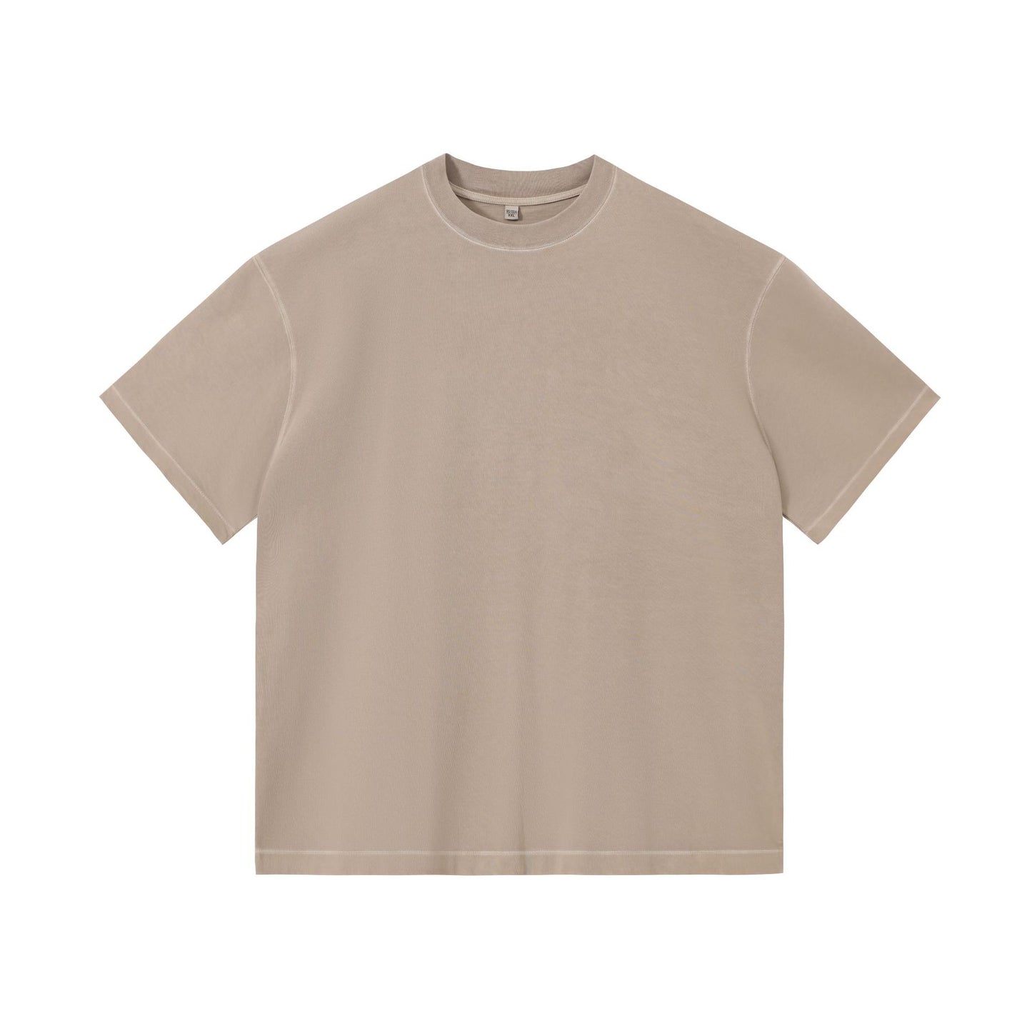 Women's Pure Color Pure Cotton Partial Distressed Short Sleeve