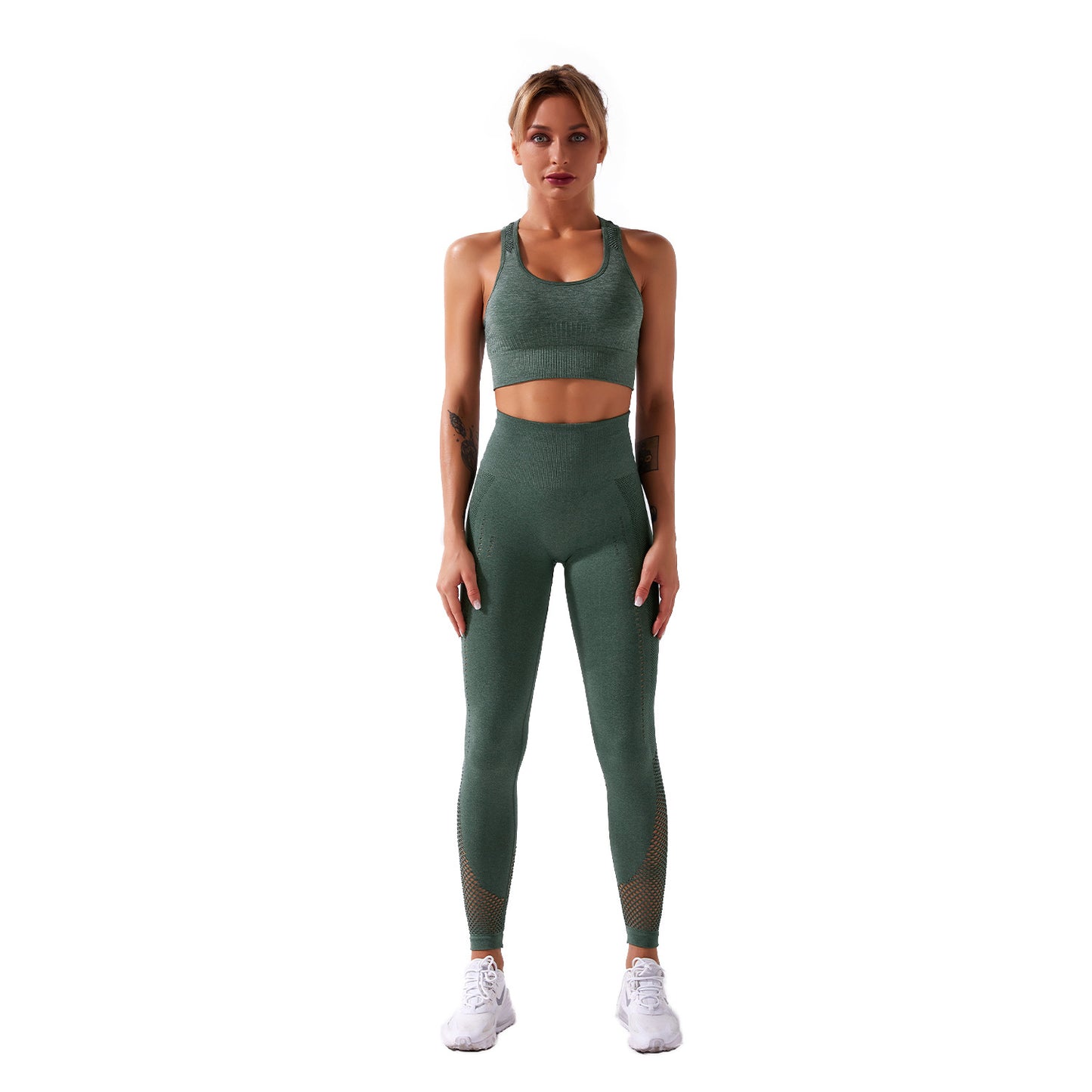 Women's Seamless Sports Yoga Fitness Trousers