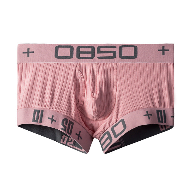 Breathable Boxer Men's Boxer Cotton Mid Waist Shorts