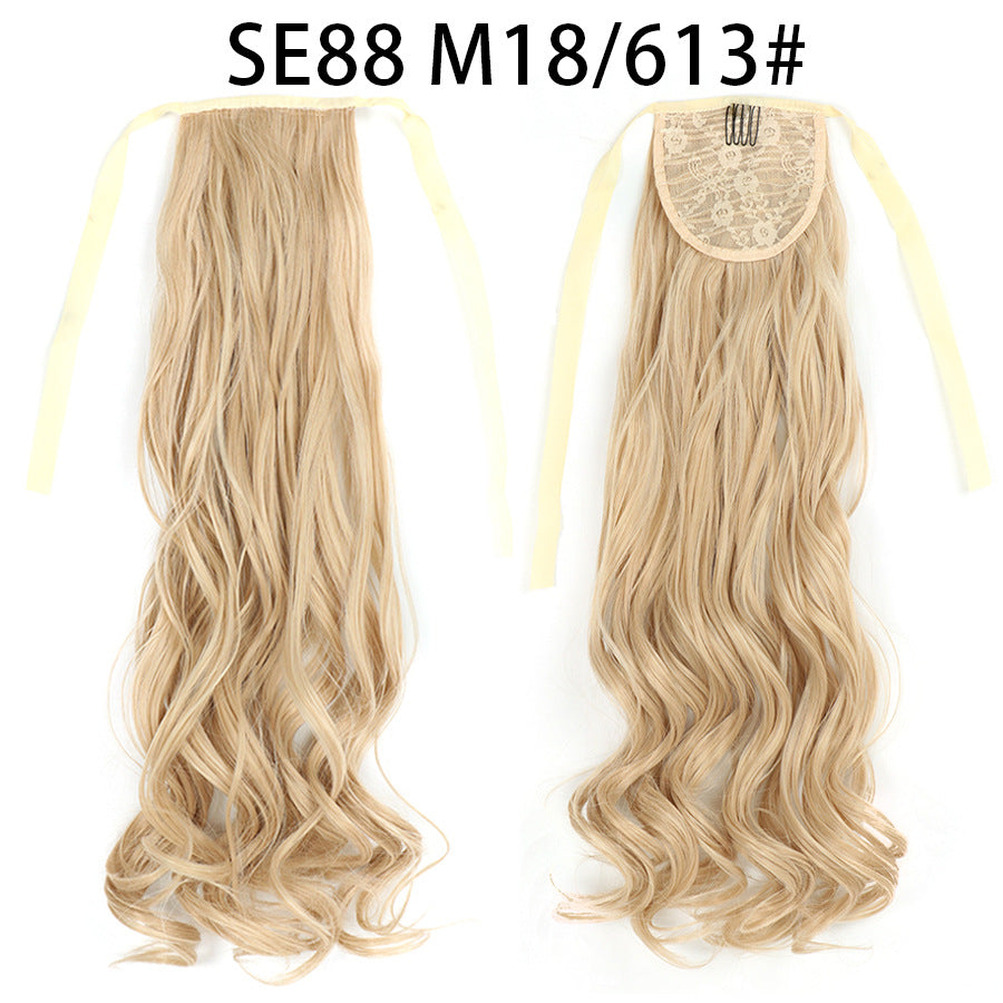 Bow Tie Strap Long Chemical Fiber High Temperature Silk Wig