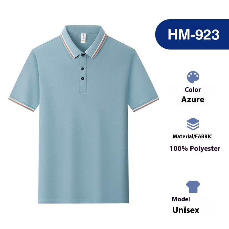 Lapel Polo Shirt Summer Work Clothes