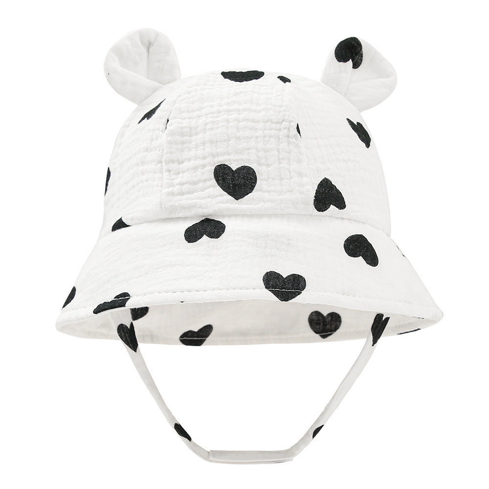 European And American Baby Rabbit Ears Bucket Hat