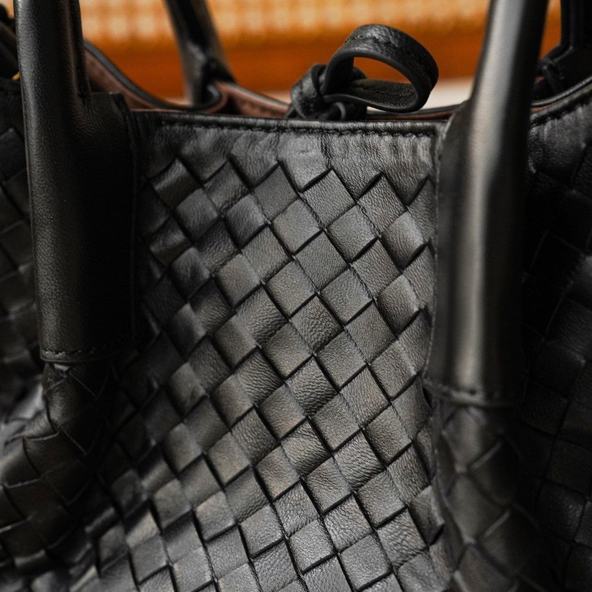 High-capacity Light-luxury Style Woven Tote Bag