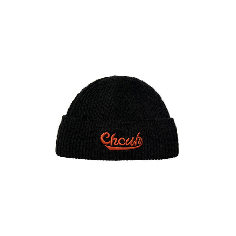 Women's Embroidered Letters Knitted Hat