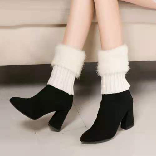 Autumn And Winter New Woolen Boots Cover