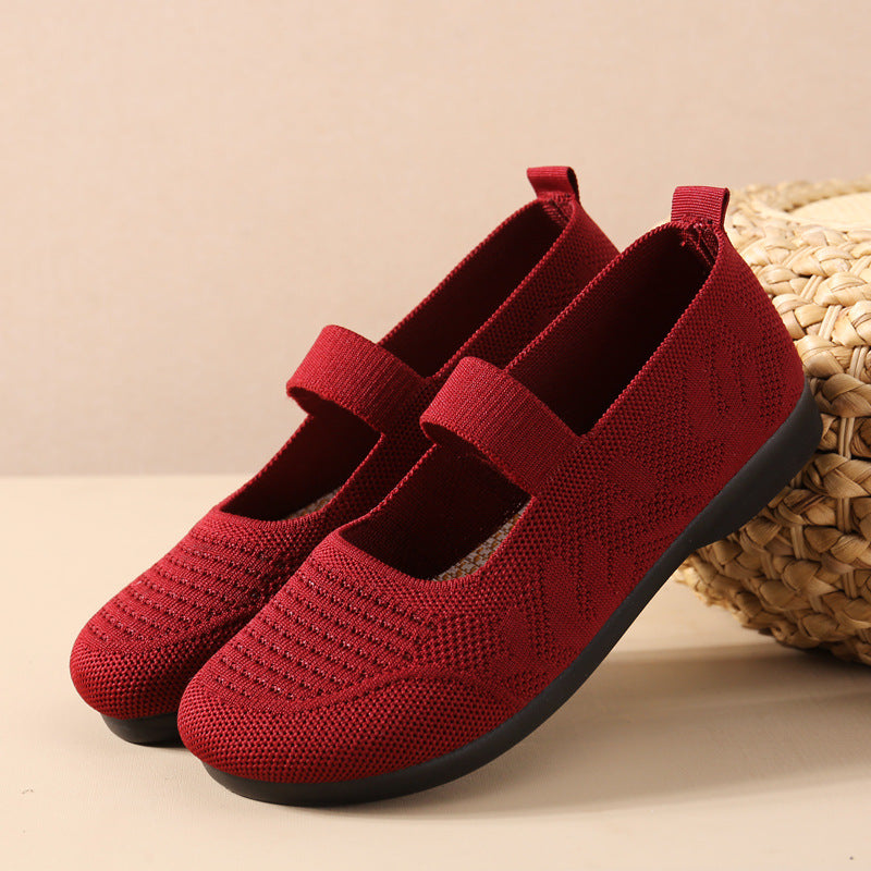 Comfort And Casual Middle-aged And Elderly Shoes For The Old Breathable