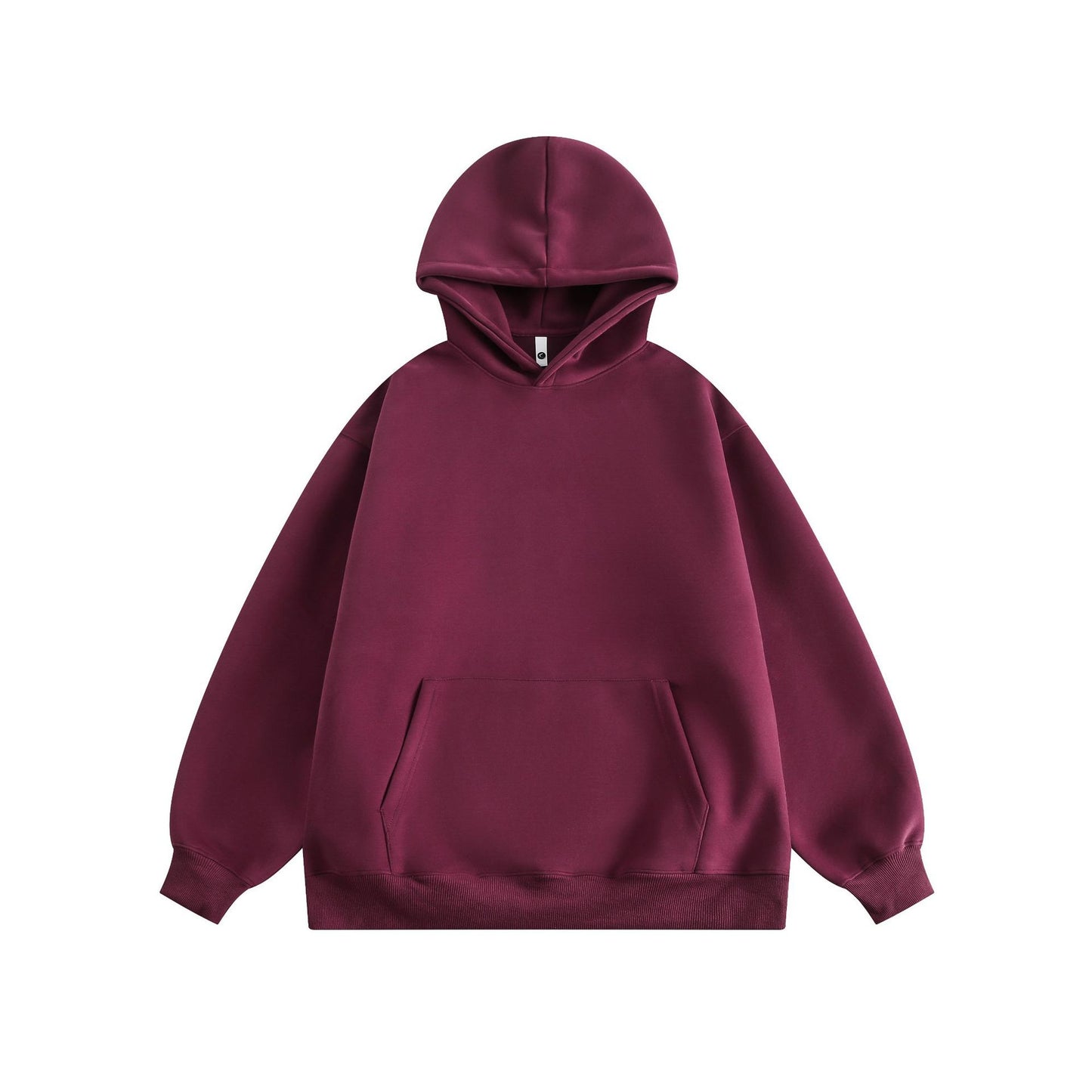 New Couple Simple Pullover Women's Clothing Solid Color All-match Hoodie