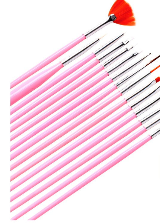 Nail Tool Set 15 Colored Pencil Point Drills