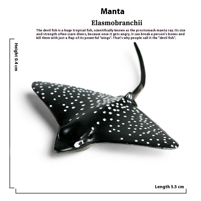 Simulation Marine Animal Model Children's Cognitive Toy