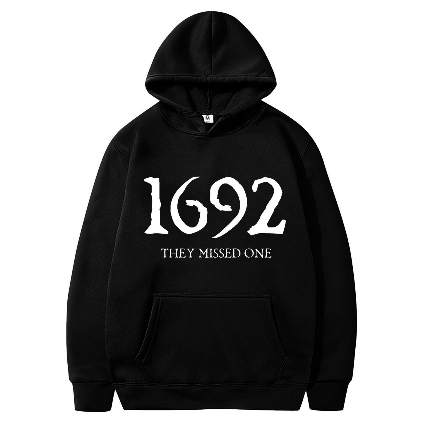 Women's Missing A Hooded Printed Sweater