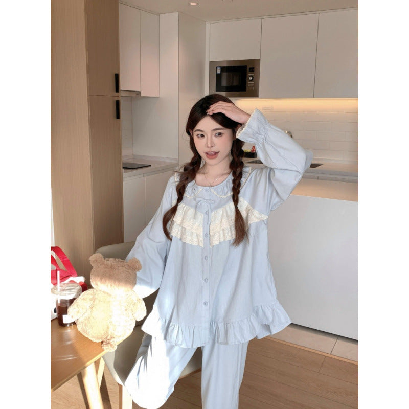 Womens Loose-fitting Top And Pants Set
