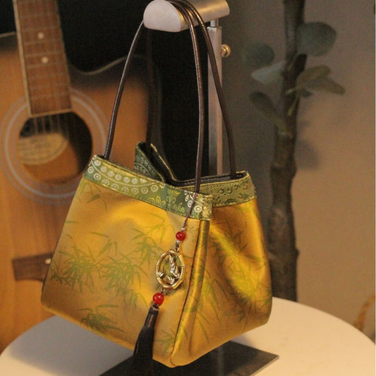 Cheongsam Hanfu Ancient Style Charm Hand Carrying Small Square Bag