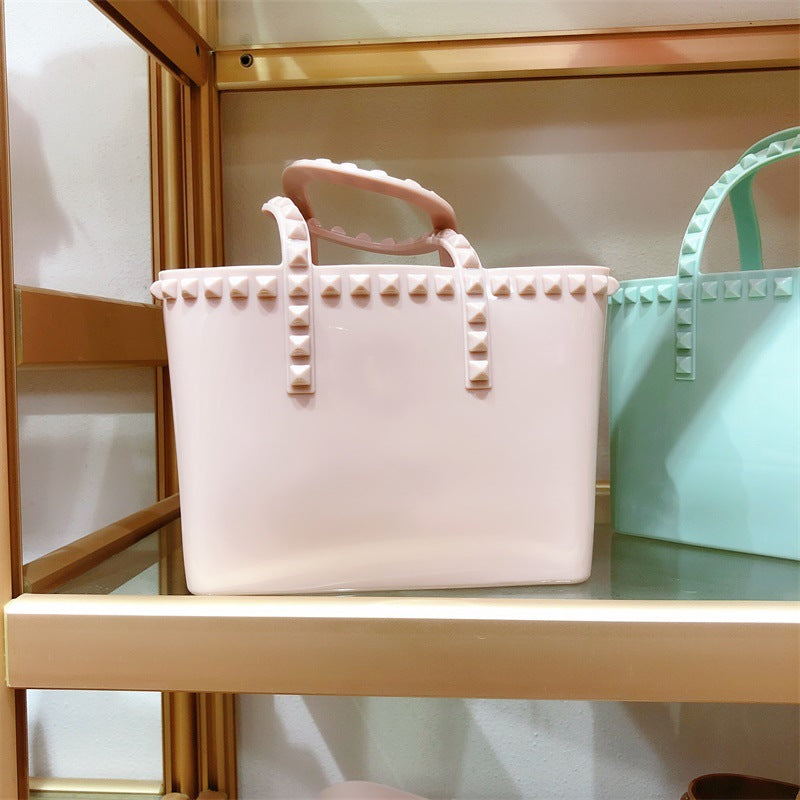 Shopping  Large Capacity Pvc Ladies Bag