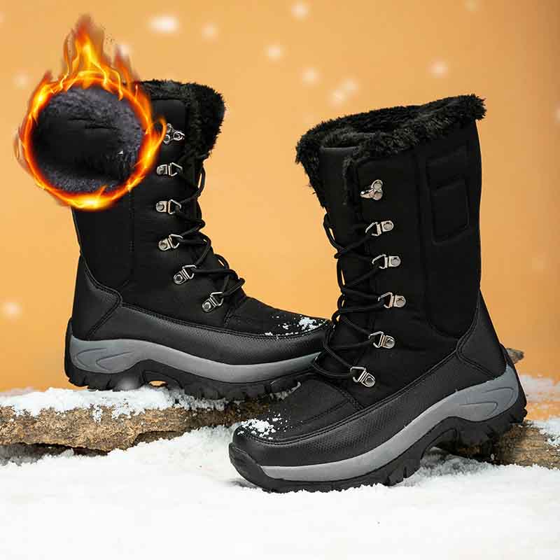 Fashion Ladies Plus Velvet High-top Cotton Boots