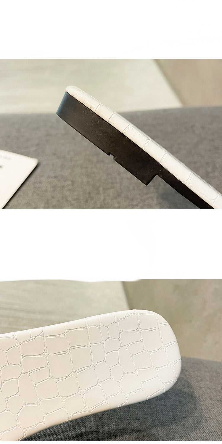 Flat-bottomed Fashion Casual Outing Slippers