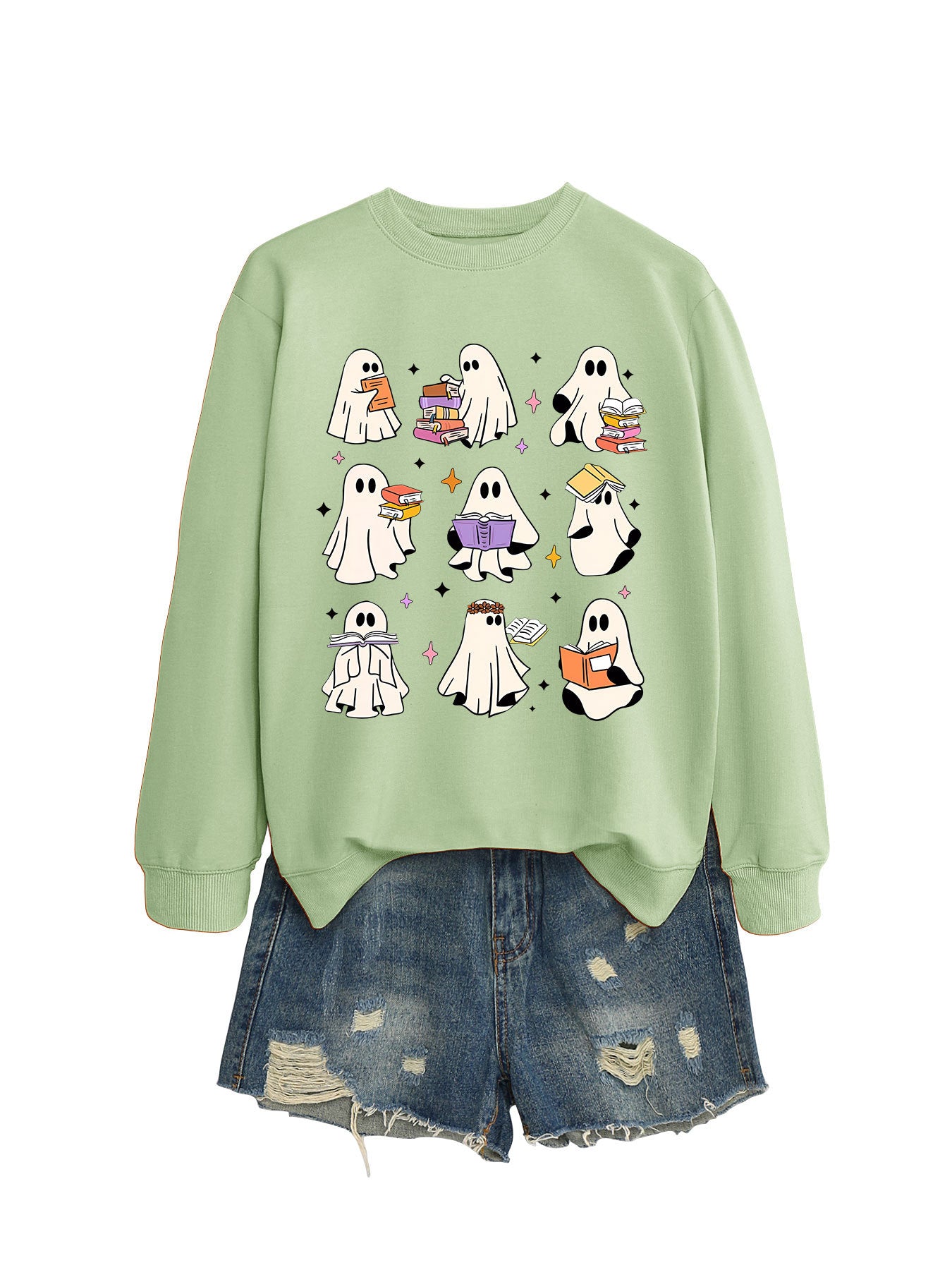 Reading Printed Sweater For Women