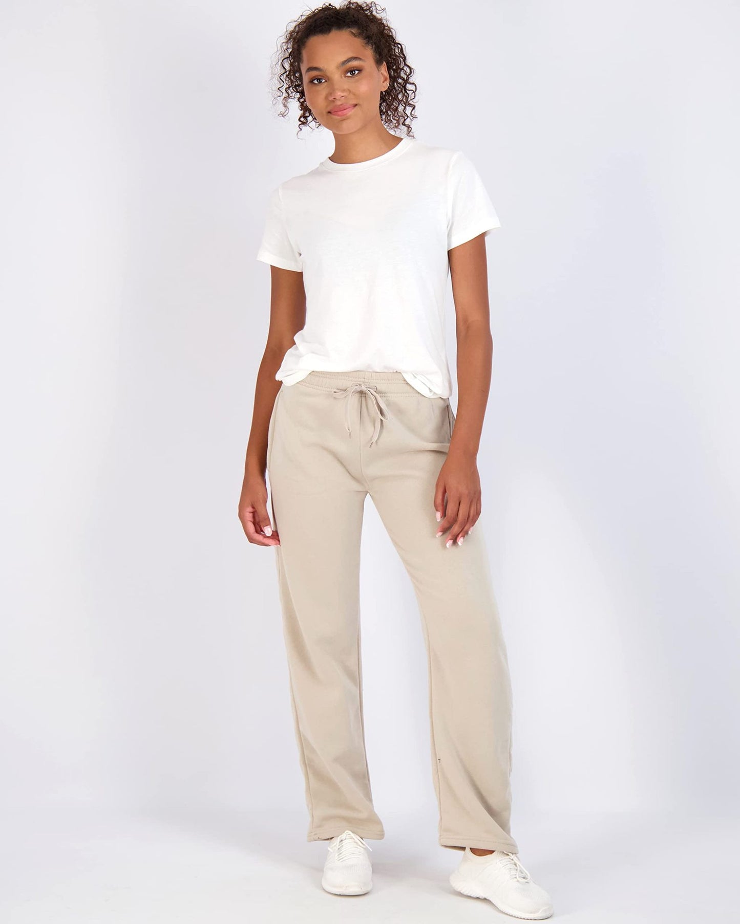 Women's Loose Wool Open Sports Pants