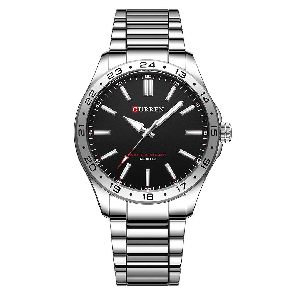 Carryan Men's Steel Belt Quartz Watch