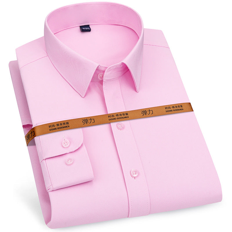 Men's Long-sleeved Shirt Autumn Stretch Business