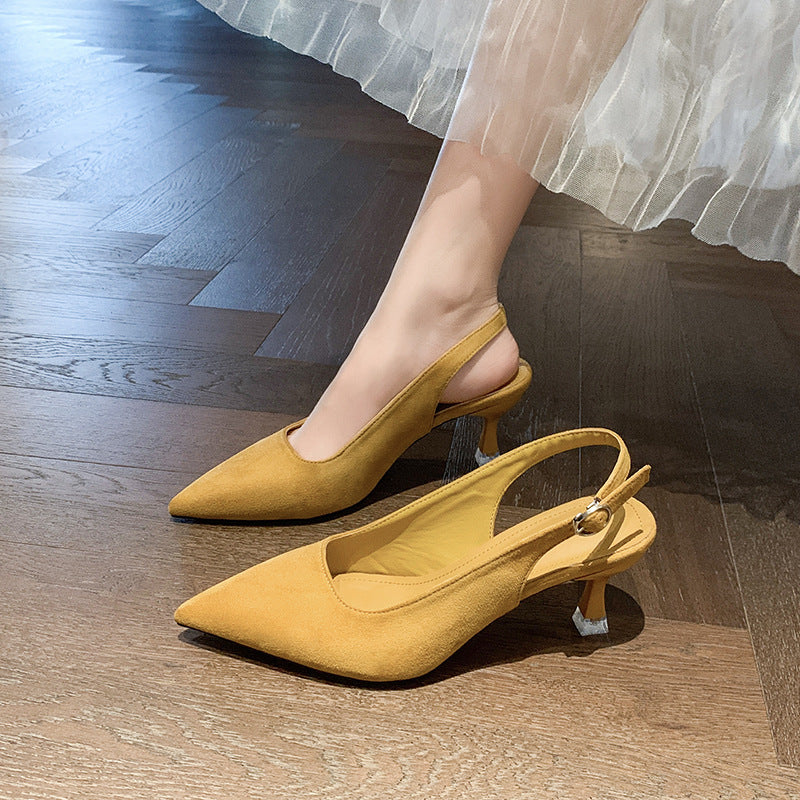 Spring And Summer Stiletto Heel Pointed High Heels