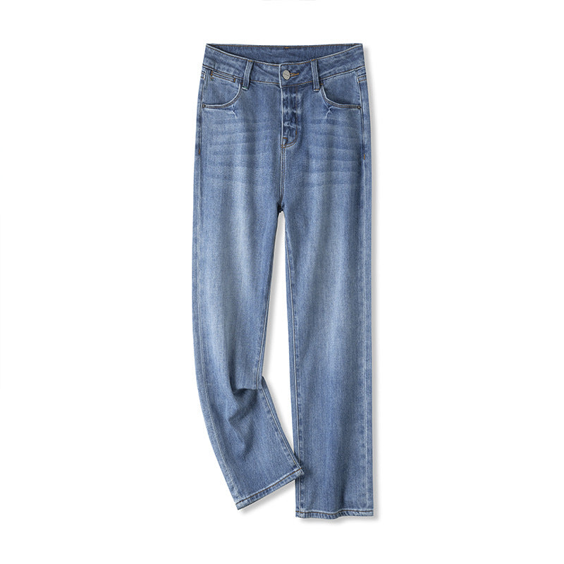 Cropped Straight Jeans For Women
