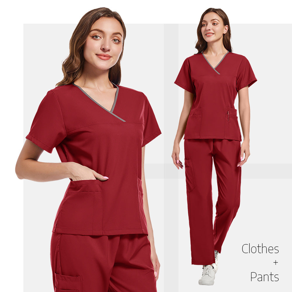 Uniform Sets Stretchy, Quick-drying Surgical Scrubs For Medical Staff In Operating Rooms