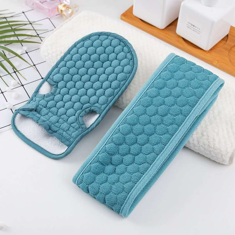 Double-sided Spherical Massage Back-rubbing Strip Bath Towel