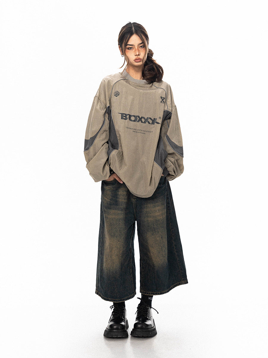 Pullover Loose Outdoor Casual Cargo Sweater