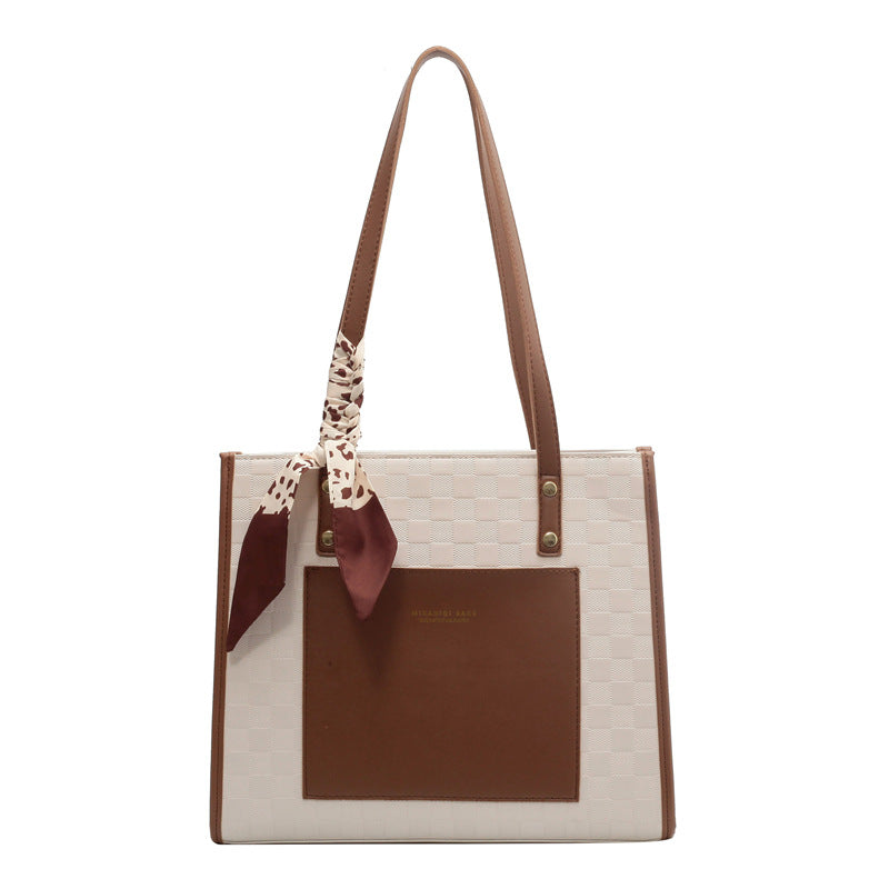 Womens Large-Capacity Commuter Shoulder Bag