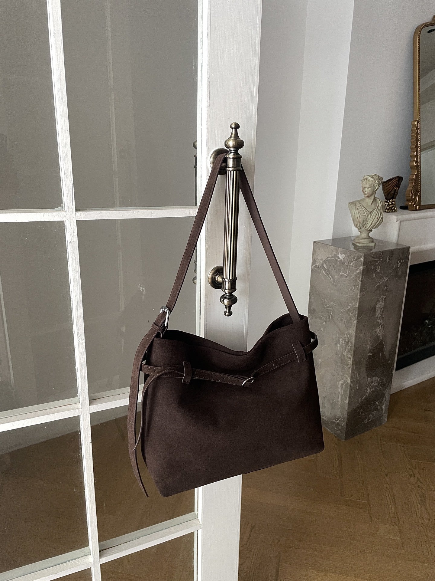 Retro Matte Large Capacity Tote Shoulder Bag