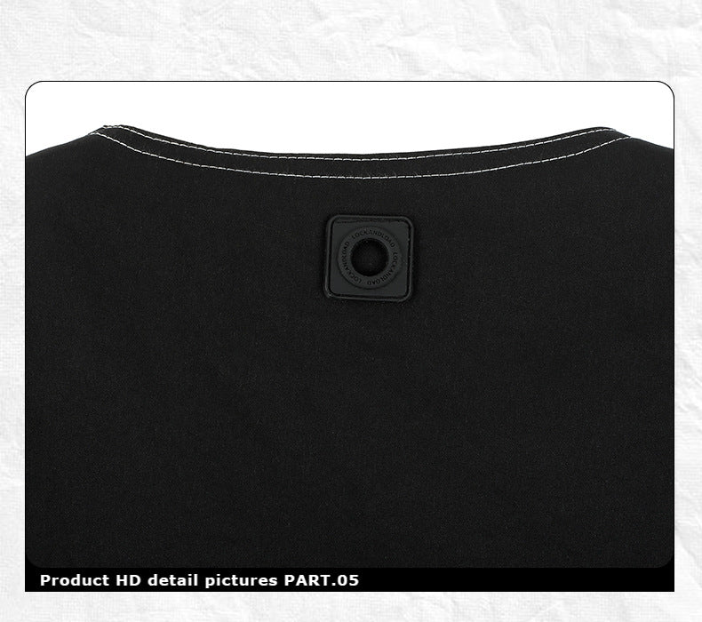 Tactical Zipper Multi-pocket Cropped Men's Vest
