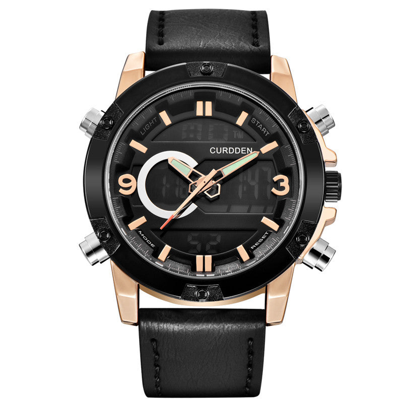 Men's Fashion Belt Multi-functional Watch