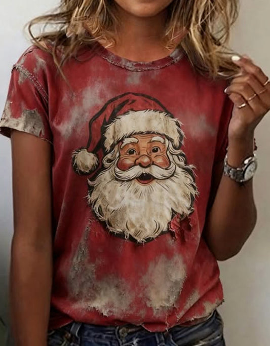 3D Printed Summer Short Sleeve T-shirt For Women