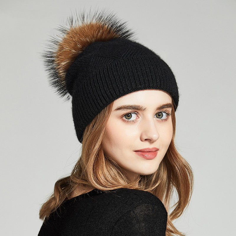 Women's Warm Ear Protection Wool Hat
