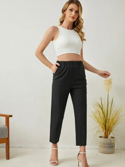 Women's Ankle-length Pants Temperament Office All-matching