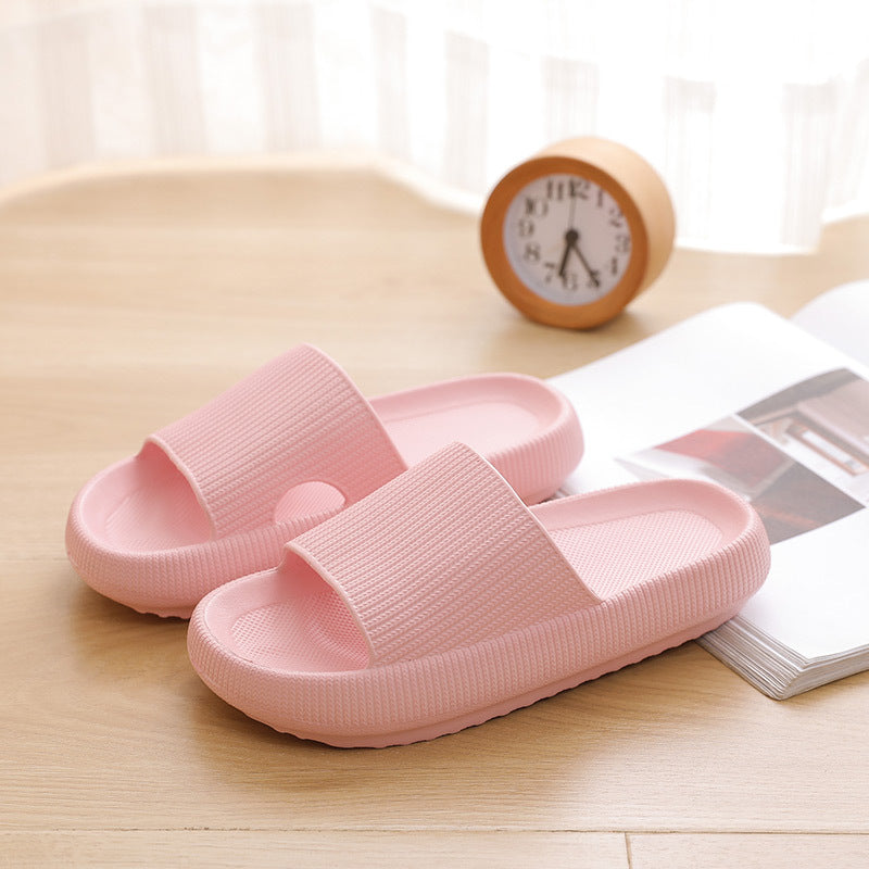 Summer Home Household Bath EVA Solid Sandals And Slippers