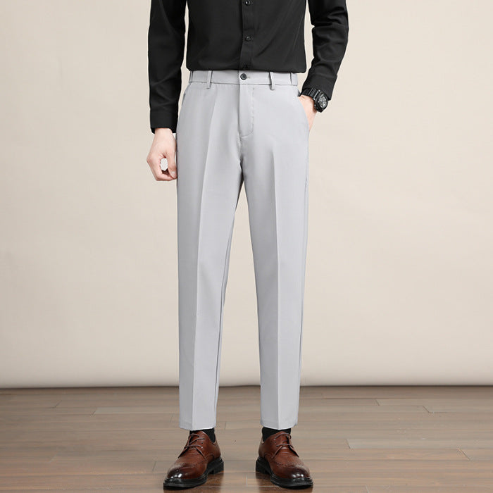 Korean-style Trendy Business Drop-crotch Mens Suit Pants