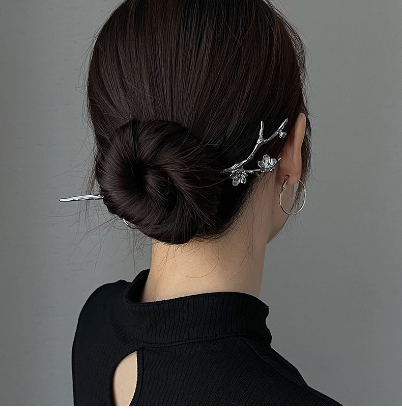 Plum Blossom Metal Hairpin Chinese Flower Special-interest Design Hair Accessories