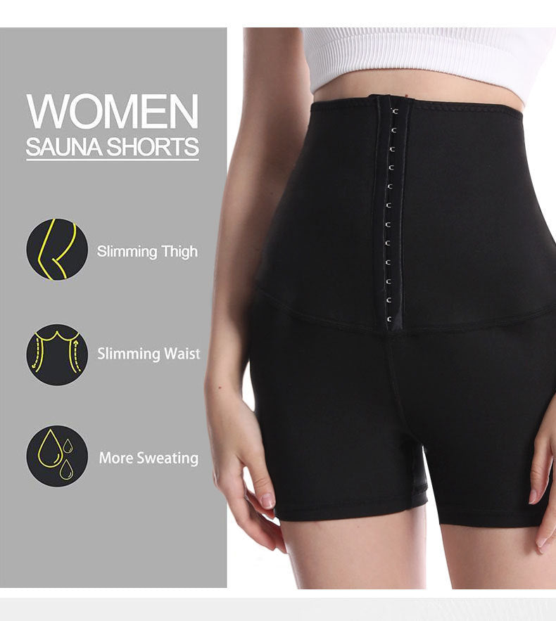 Semi-coated Women's Waist Fitness Hip-lift And Belly Shaping Yoga Pants