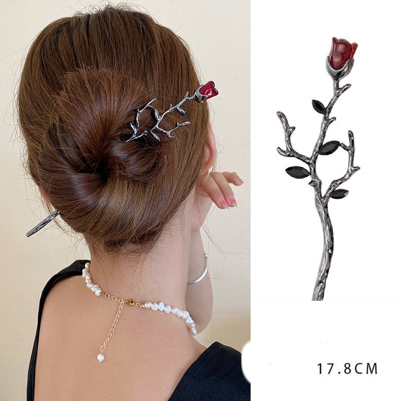 Moonstone Ancient Style Simple Female Fringed Hairpin