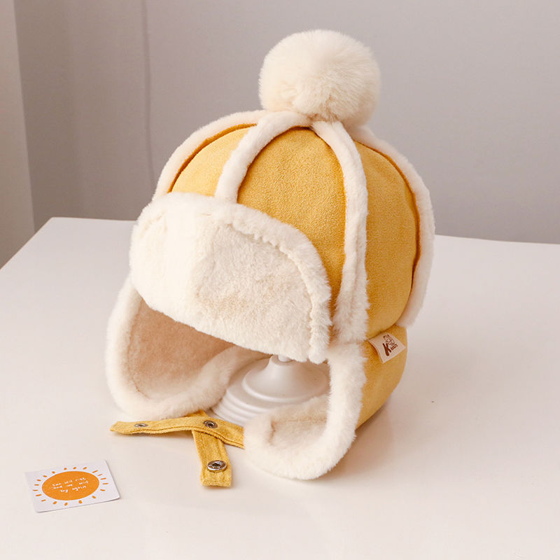 Warm Thickened Girl Cute Earflaps Fleece Hat