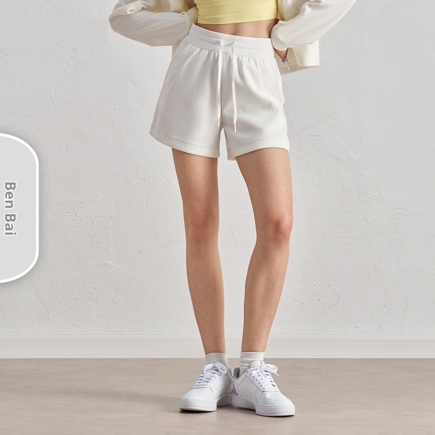 Layer Loose And Simple Yoga Shorts