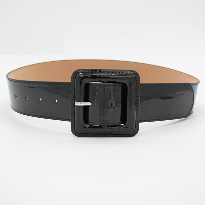 Unisex Belt Simple Square Buckle Ladies Fashion