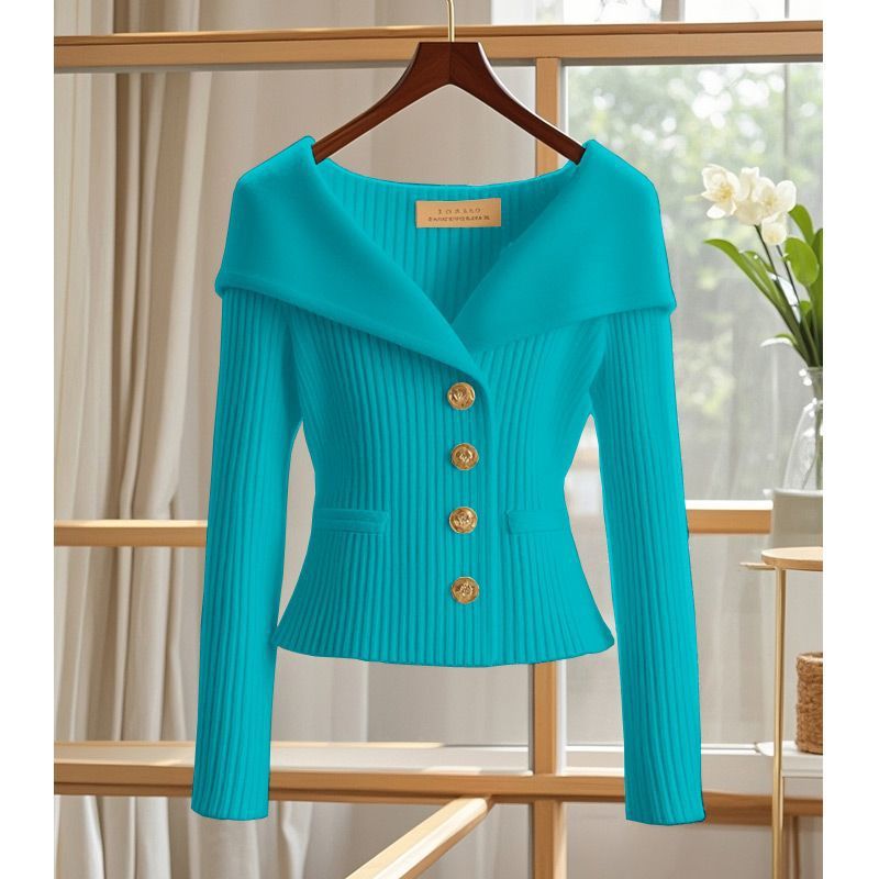 Elegant Knitted Casual Top For Women
