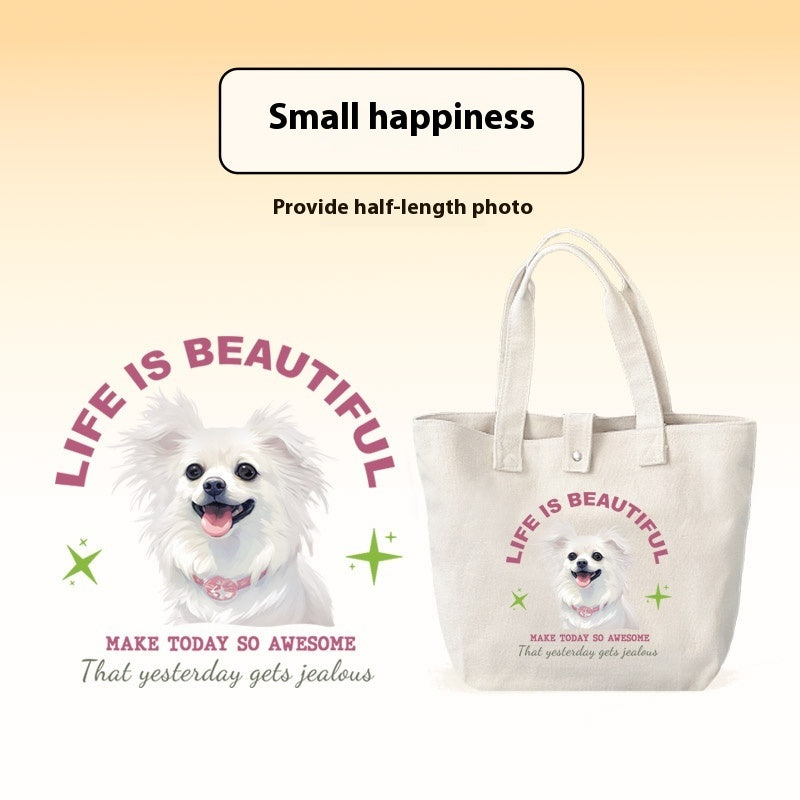 Pet Custom Canvas Bag Pure Cotton